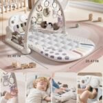 ✨ Best Baby Gym with Kick and Play Piano – Sensory Music & Lights Activity Mat for Newborns (0–12 Months)