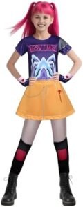 ✨ Best Girls Pop Singer Dress Up Costume – 5-Piece Superstar Stage & Halloween Role-Play Outfit