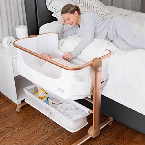 Top 4 Reasons to Choose the KoolerThings Baby Bassinet, Bedside Sleeper for Baby, Easy Folding Portable Crib with Storage Basket for Newborn, Bedside Bassinet, Comfy Mattress/Travel Bag Included
