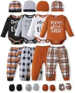 Baby Boy Girl Clothes Unisex Preemie Infant Must Have Pants Set Outfits 0-18 Months 20 Pcs Essentials Gift
