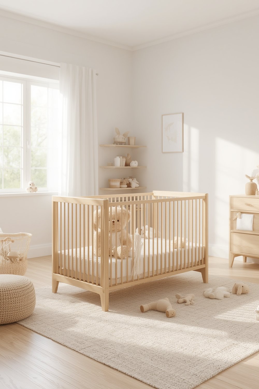 toddler rail installed on toddler bed
