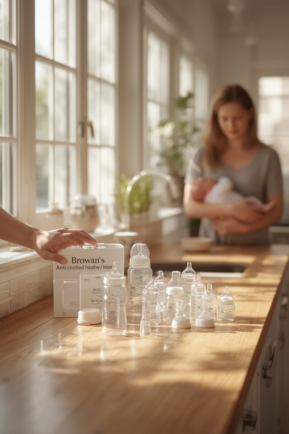 anti colic Dr. Brown's bottle with internal vent system