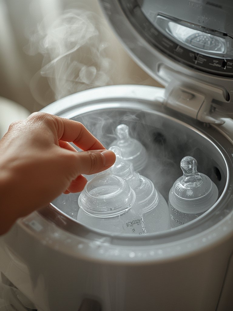 baby bottle sterilizer - Illustration 2