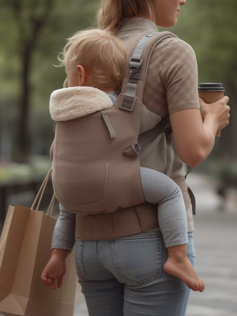 momcozy hip carrier ergonomic carrier demonstration