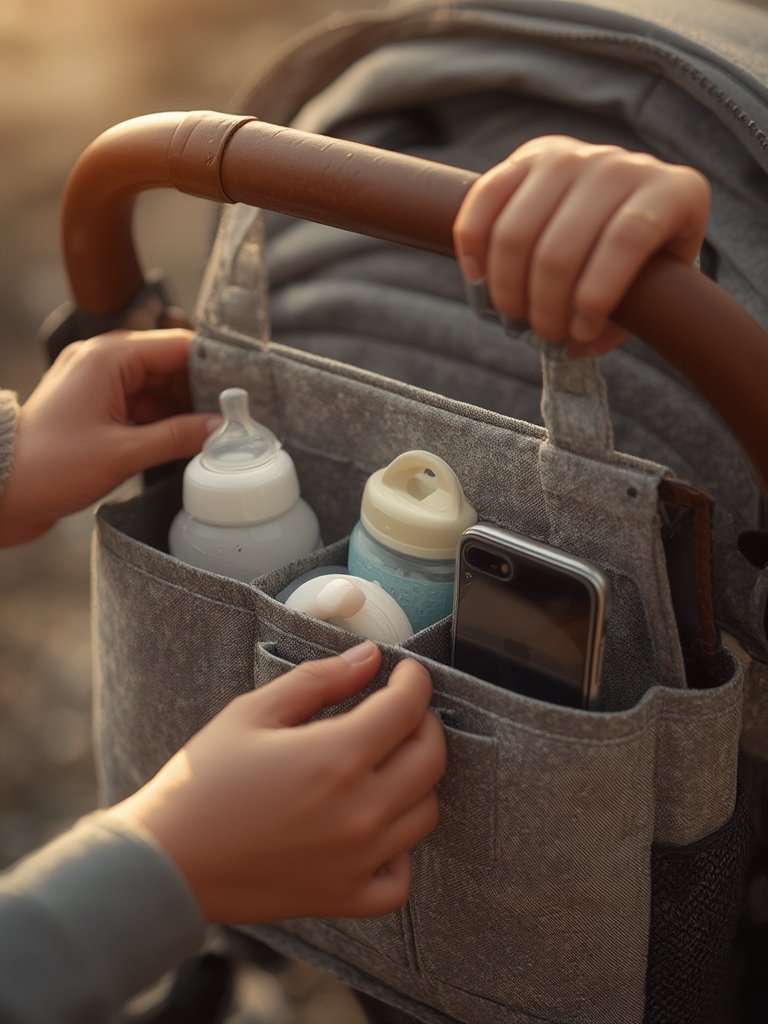 baby stroller organizer - Illustration 2