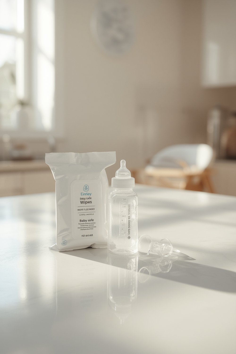 bottle wipes cleaning baby bottle