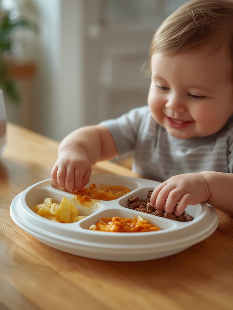 baby testing suction plates - toddler plates for spill proof feeding, durable BPA free babyware