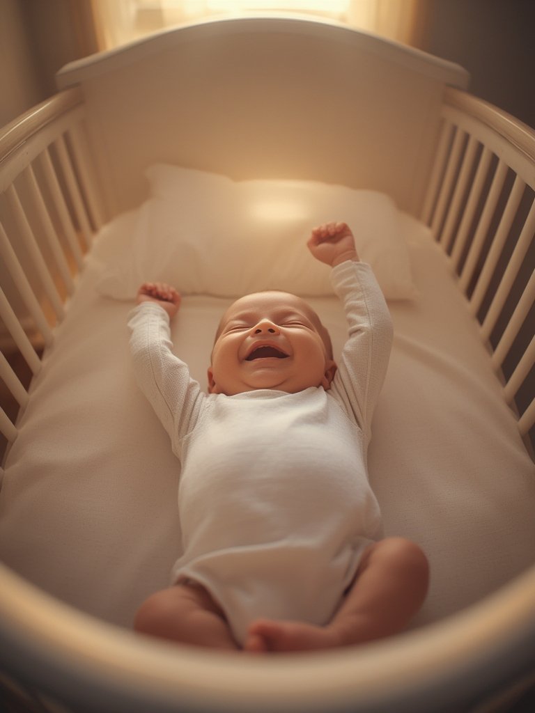 Safe sleep position for babies