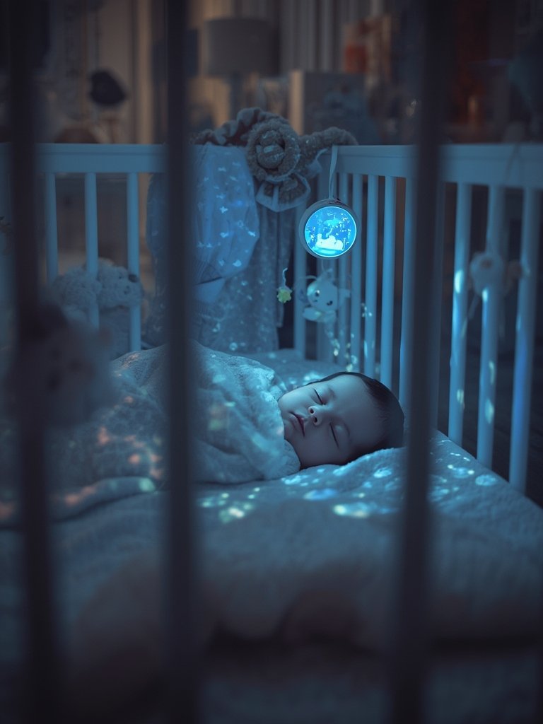 baby sleep with crib soother