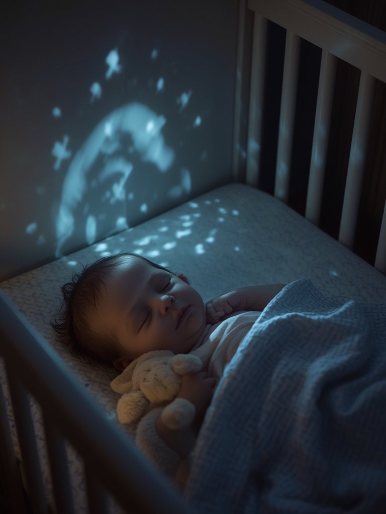 baby sound machine and crib soother product demo