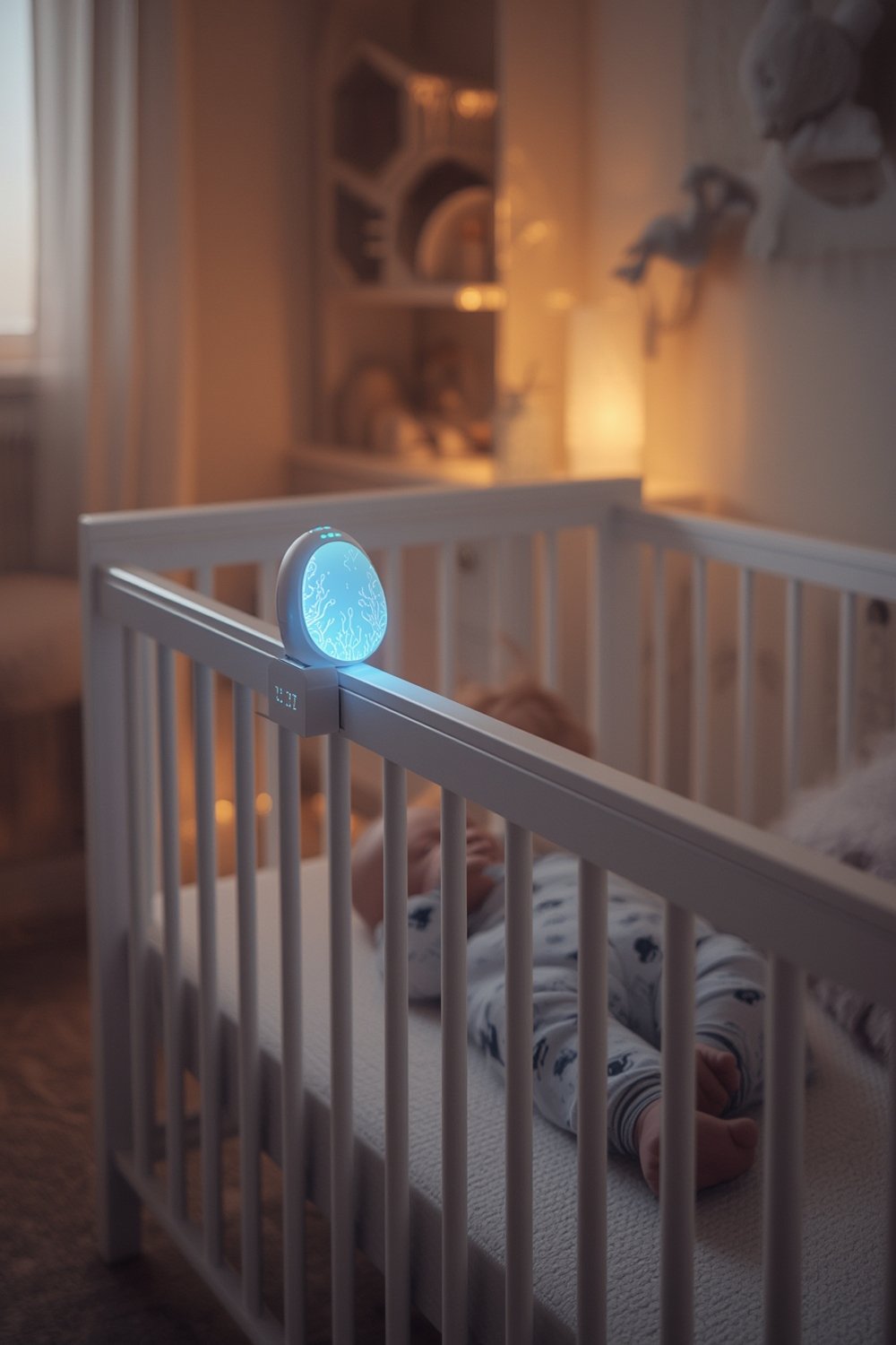 crib soother in nursery launching bedtime routine