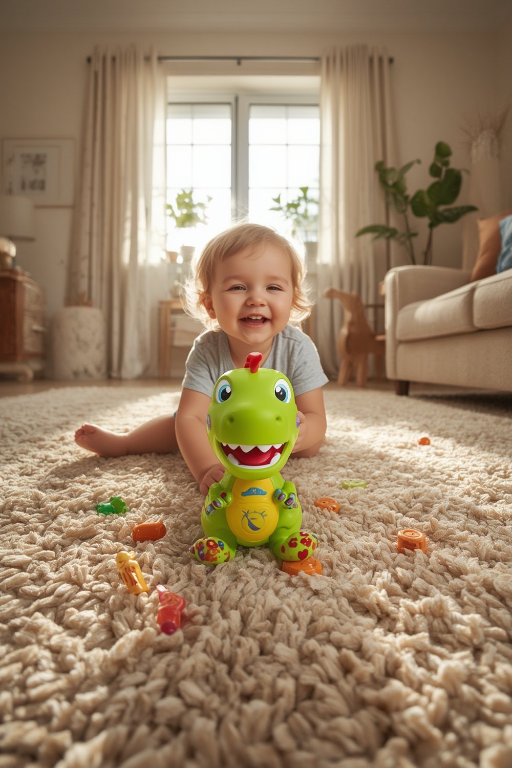 Dinosaur Toy: 10 Ultimate Secrets For Amazing Kids' Fun 2026 1 dinosaur toy - VTech Chomp and Count Dino in use