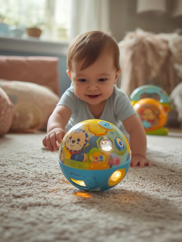 Crawling Toy: 7 Ultimate Steps For Amazing Baby Development 2 interactive ball baby musical toy VTech