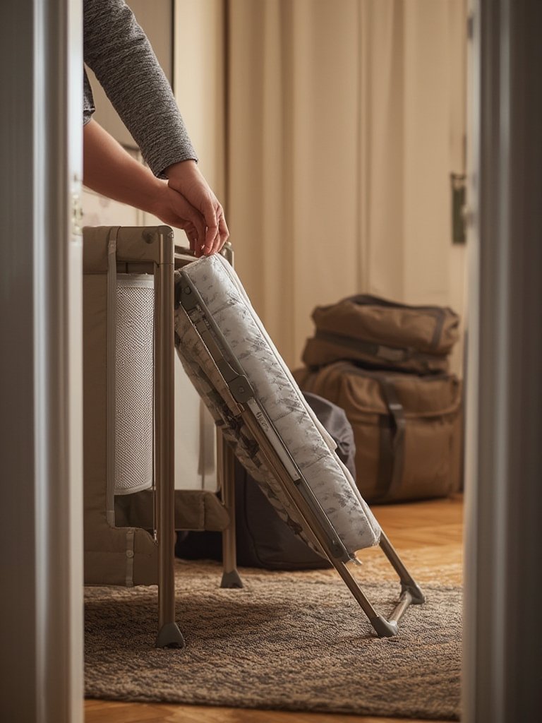 Portable Crib: 7 Ultimate Secrets For An Amazing Sleep Solution (2026) 2 mini crib compact baby bed gray portable crib with adjustable mattress height and sturdy wood construction