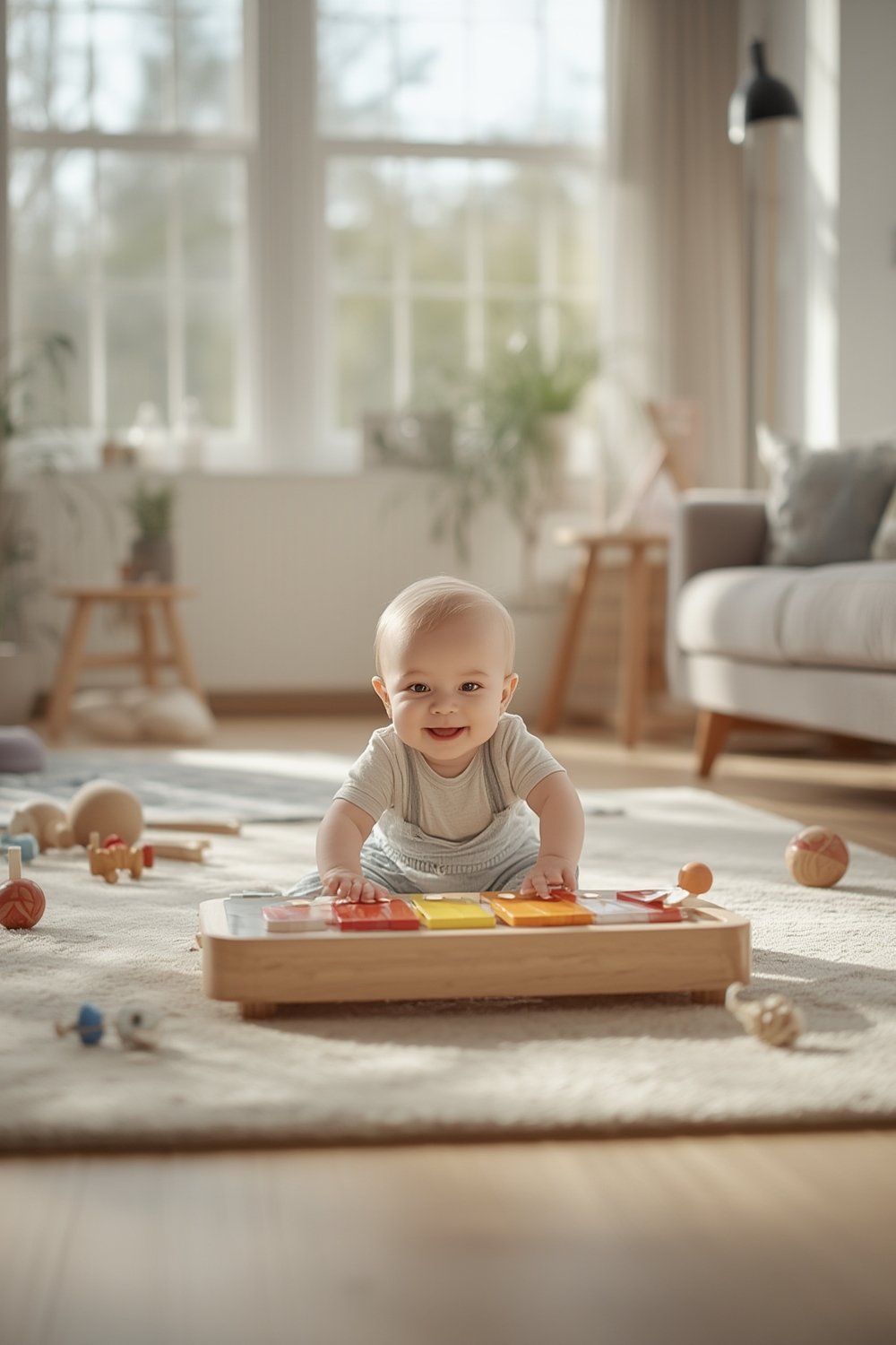 Musical Toy: 7 Ultimate Secrets For Amazing Play In 2026 1 musical toy being played by toddler - Baby Einstein Magic Touch Piano