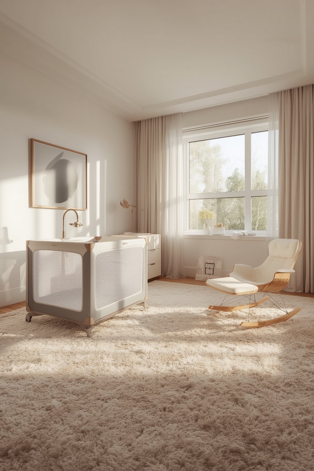 nursery center - comfy and portable baby sleep/play solution