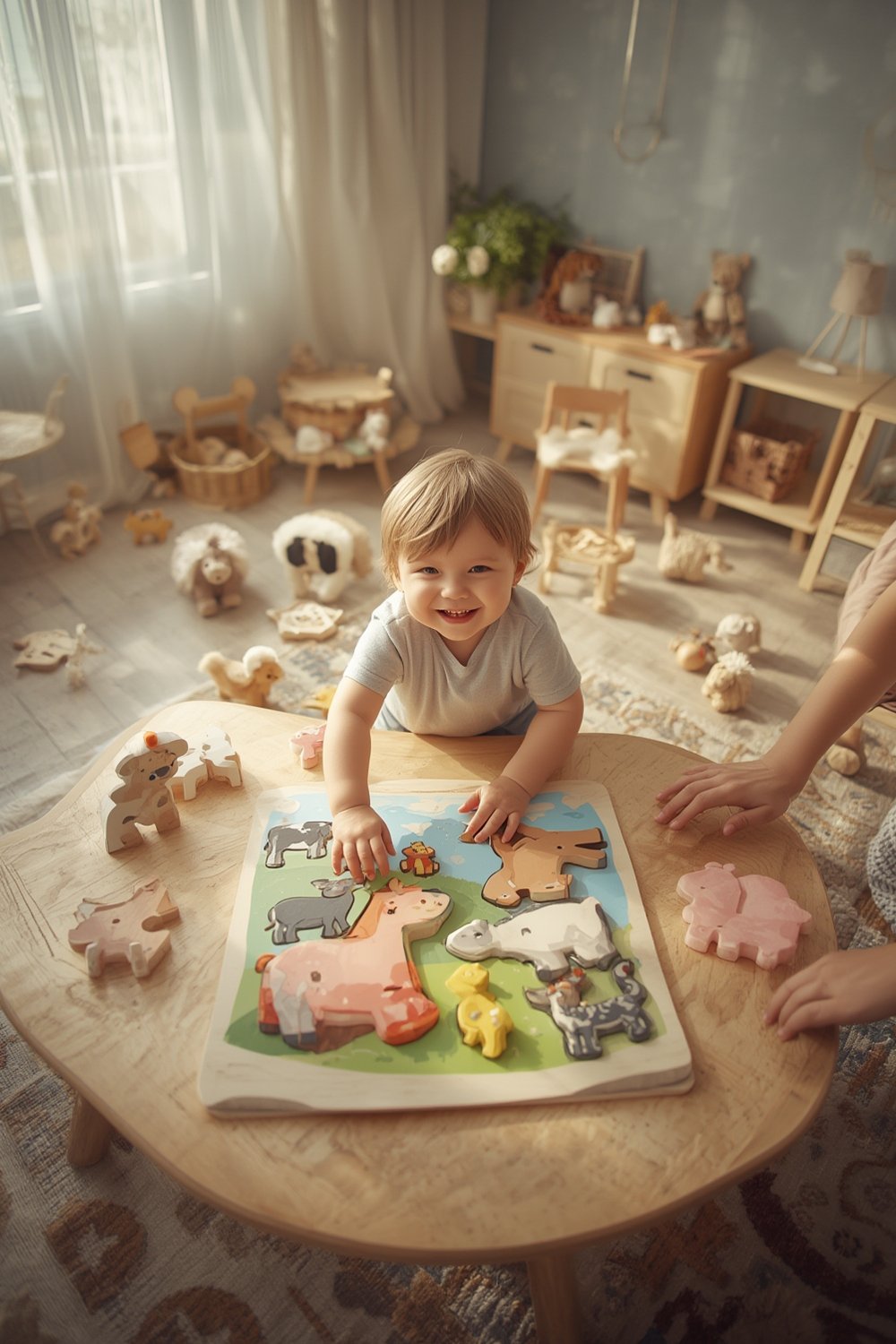 sound puzzle interactive learning activity for toddlers