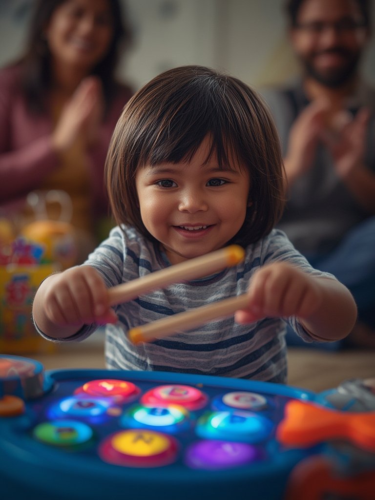 toddler drum set VTech KidiBeats packed with musical features