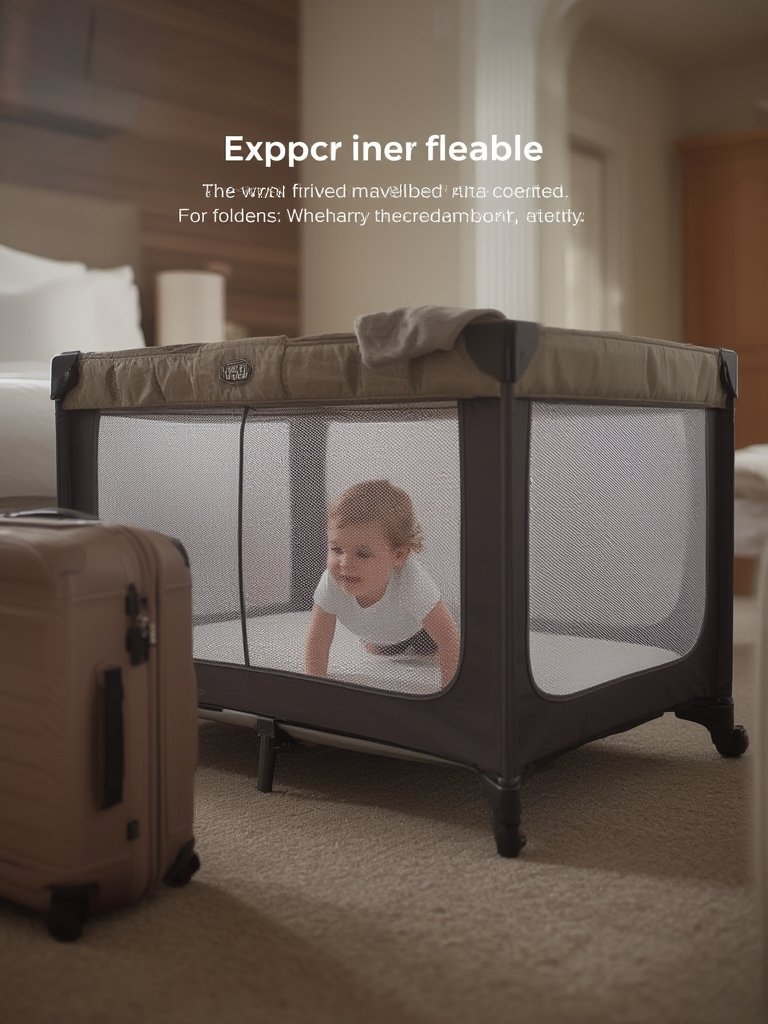 travel playard easy fold and carry bag included