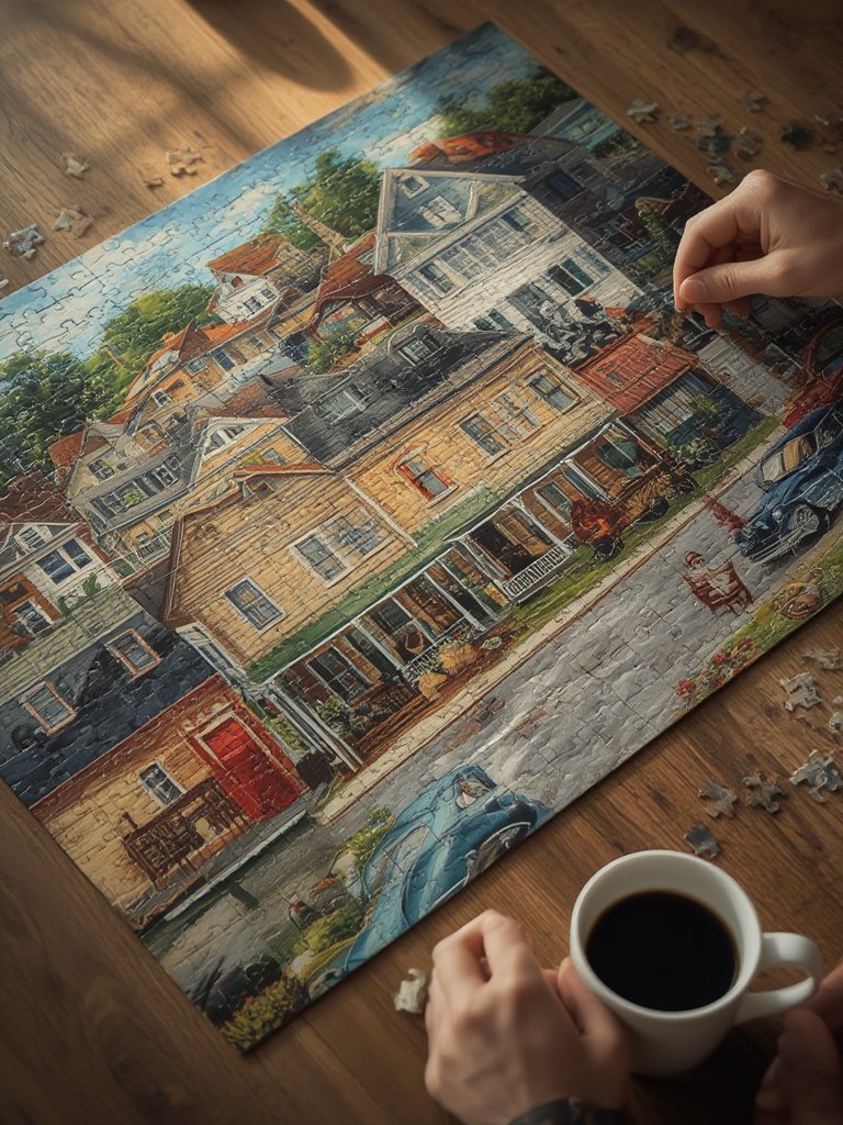 Wysocki puzzle 1000 piece jigsaw pieces and sturdy interlocking fit