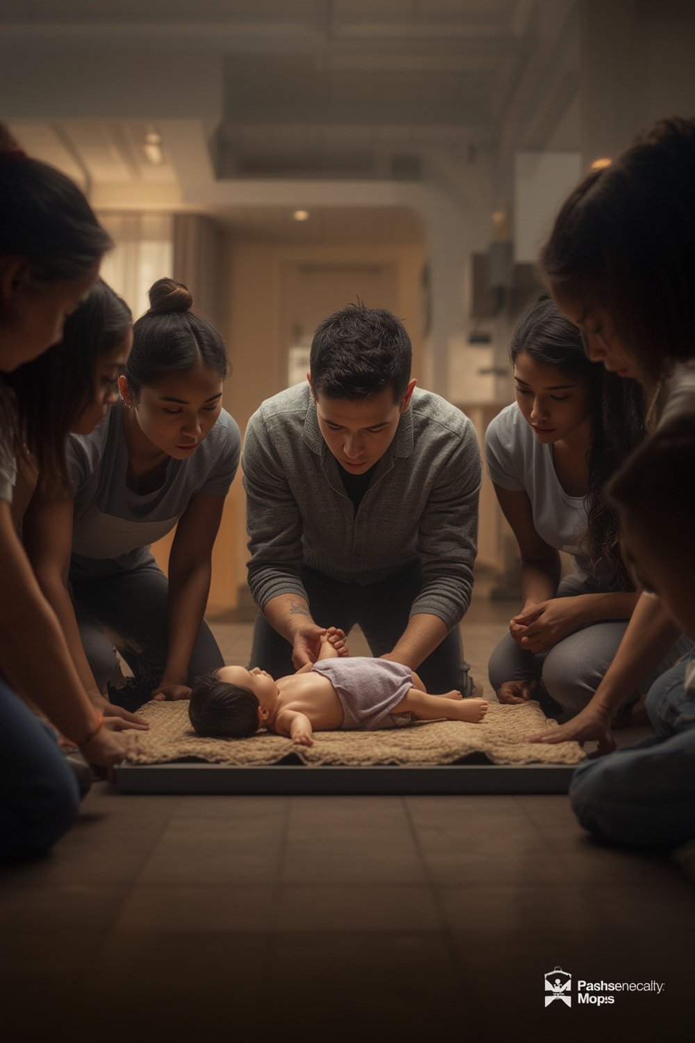 CPR for infants - Illustration 1