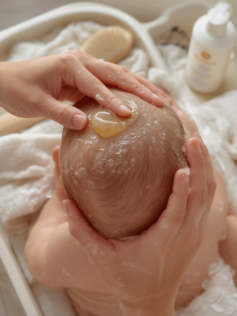 Cradle Cap Removal: 7 Best Gentle Ways to Soothe Your Baby's Scalp (Proven Guide) 3 Cradle cap removal - Illustration 2