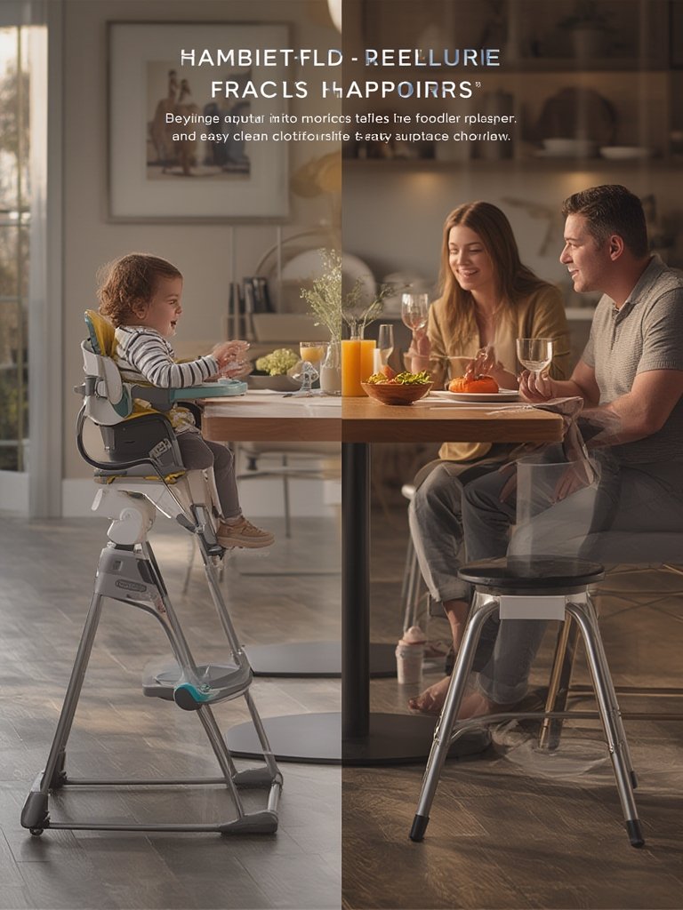 easy clean tray in use for baby feeding - convertible highchair