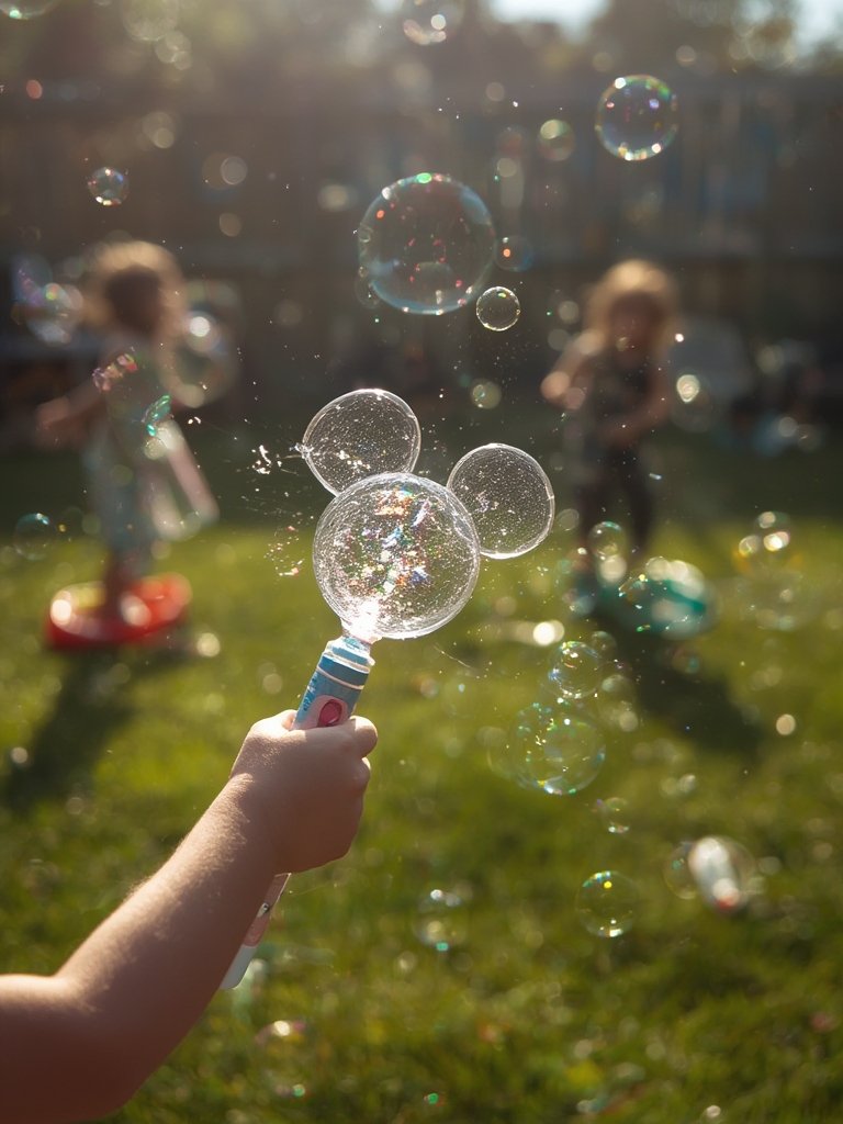 Mickey Bubbles: 7 Ultimate Steps For Amazing Fun In 2026 2 bubble wand Mickey Mouse toy in action