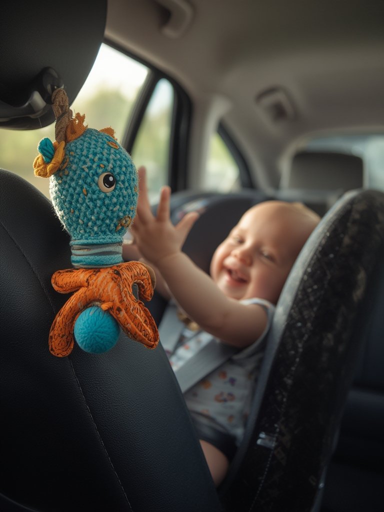 Stroller Toy: 7 Ultimate Steps For Amazing Infant Fun In 2026 2 car seat toy with Lamaze clip on attached to baby carrier