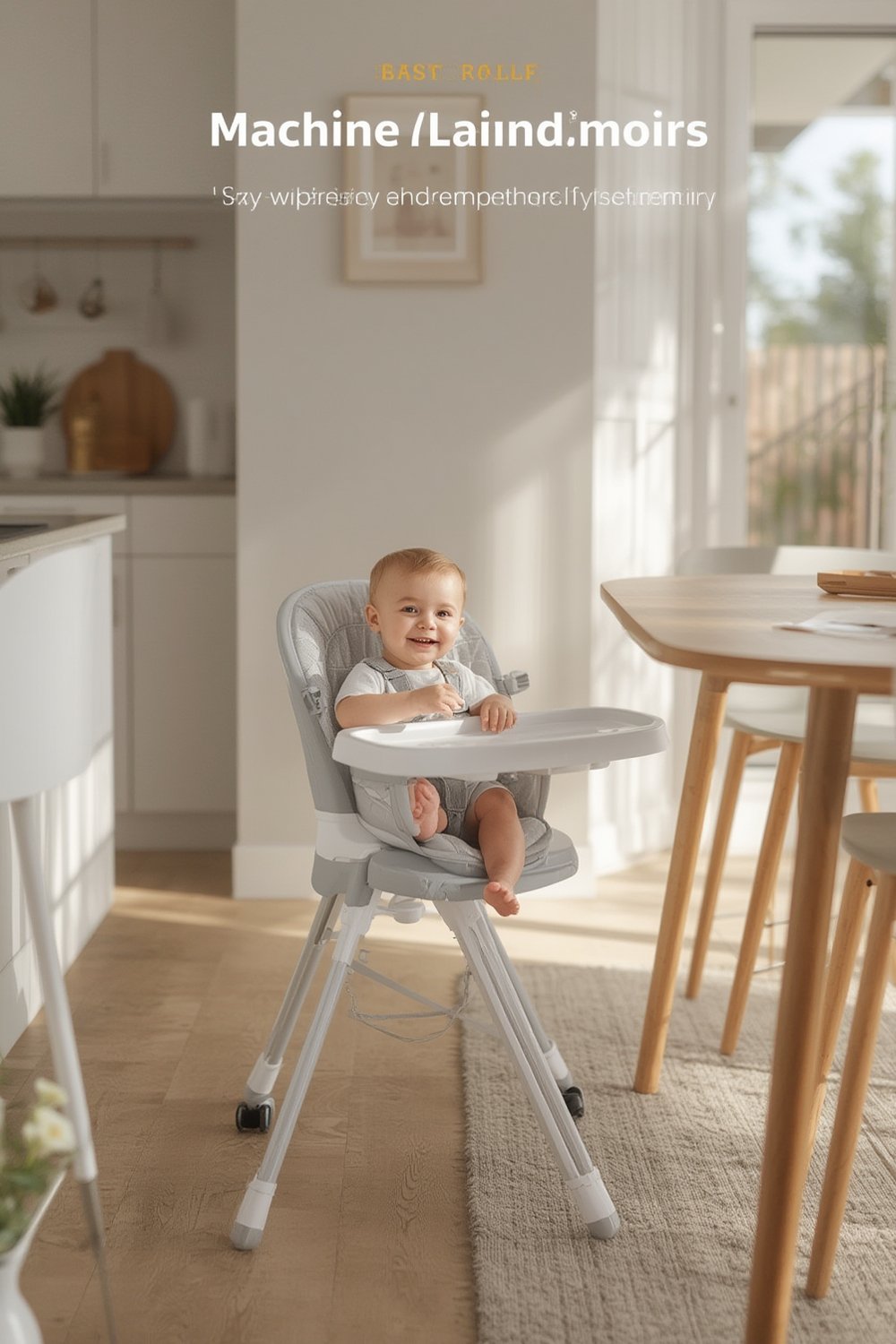high chair in convertible toddler mode