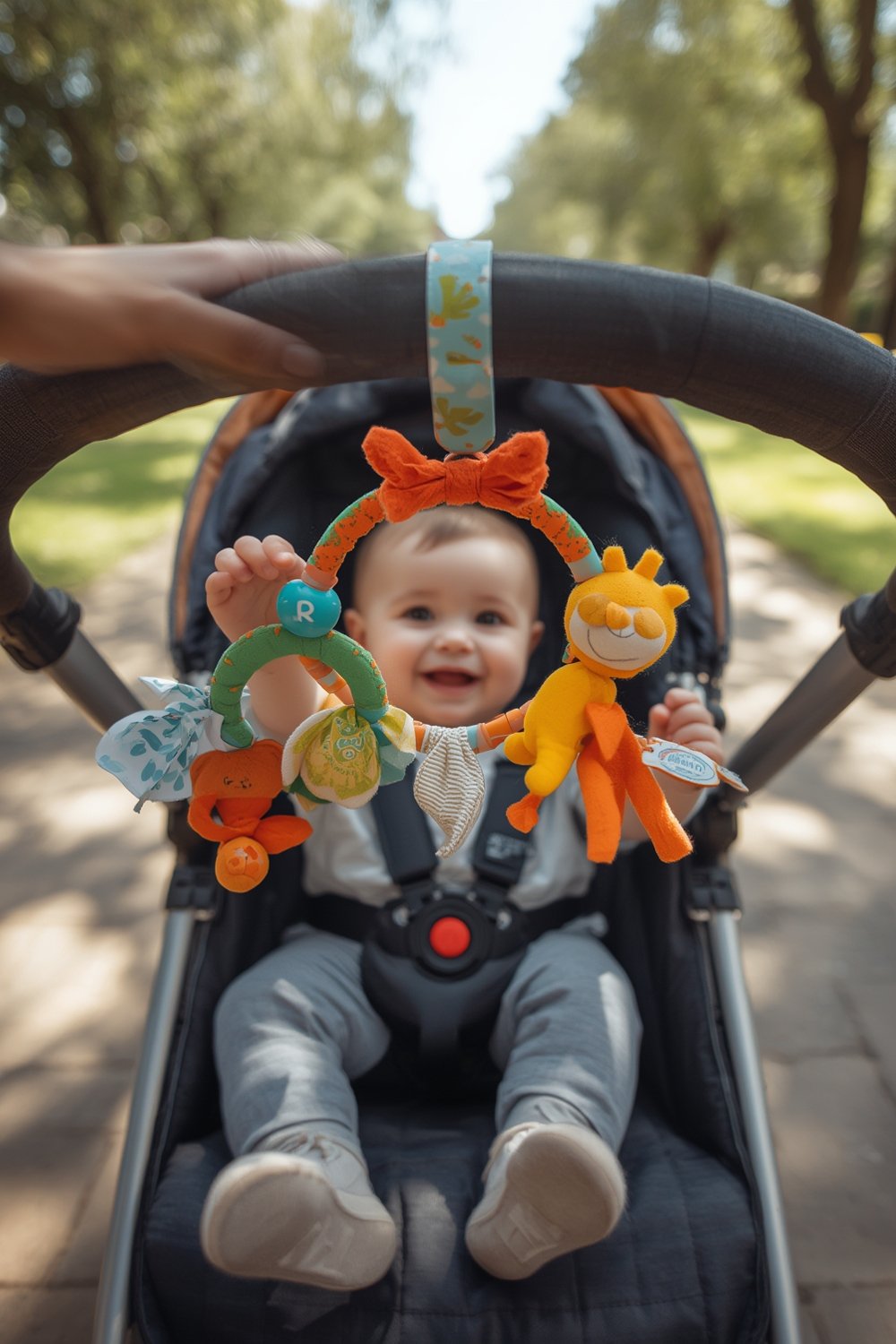 Stroller Toy: 7 Ultimate Steps For Amazing Infant Fun In 2026 1 stroller toy clipped to infant stroller, vibrant colors and multi-texture
